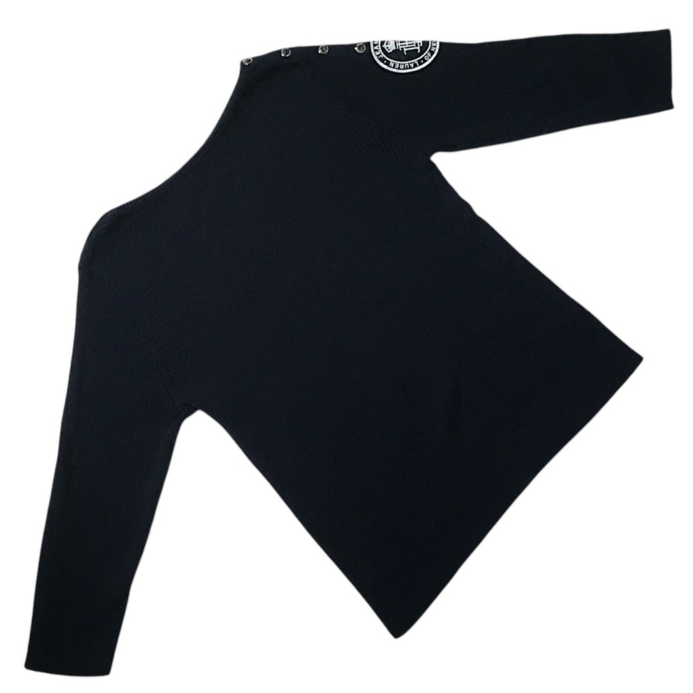 Ralph Lauren Ribbed Navy Sweater size Large